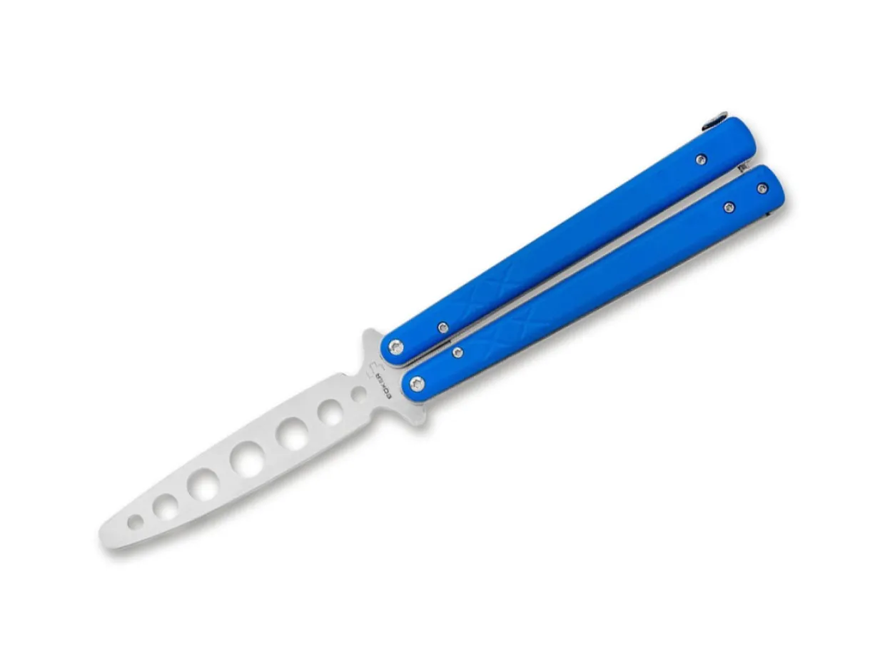 Bhq Balisong Trainer Blue