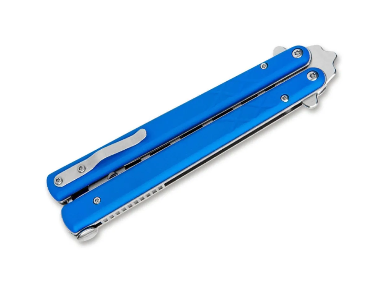 Bhq Balisong Trainer Blue