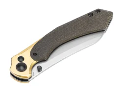 Clairvoyant 154Cm Brass Micarta Black