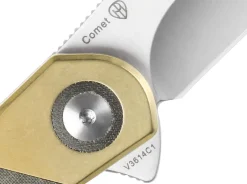 Comet Brass Micarta Green