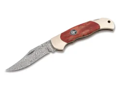 Junior Scout Curly Birch Red Damascus