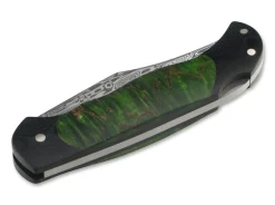 Junior Scout Lightweight Curly Birch Green Damascus