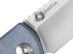 Justice Micarta Blue