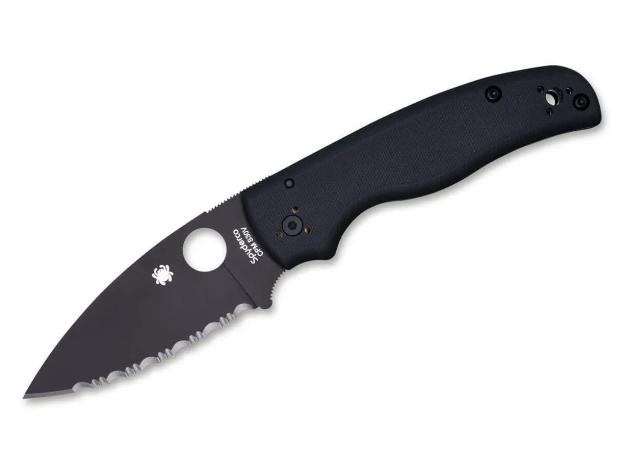 Shaman All Black Serrated