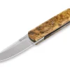 Silver Sport Knife Dyed Poplar Wood