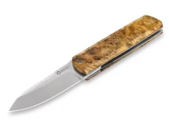 Silver Sport Knife Dyed Poplar Wood