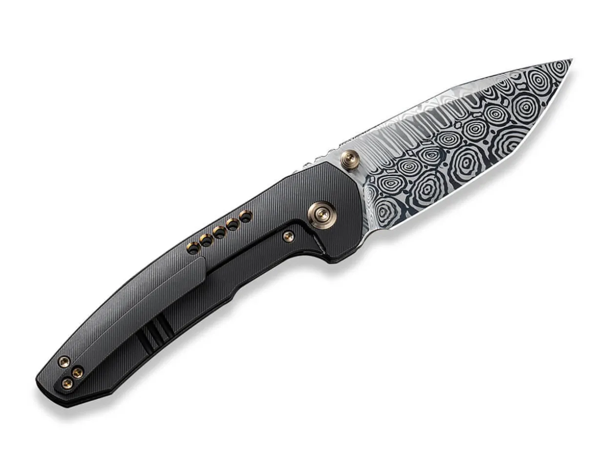 Trogon Titanium Black Damascus
