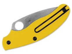 Uk Penknife Salt Serrated Yellow
