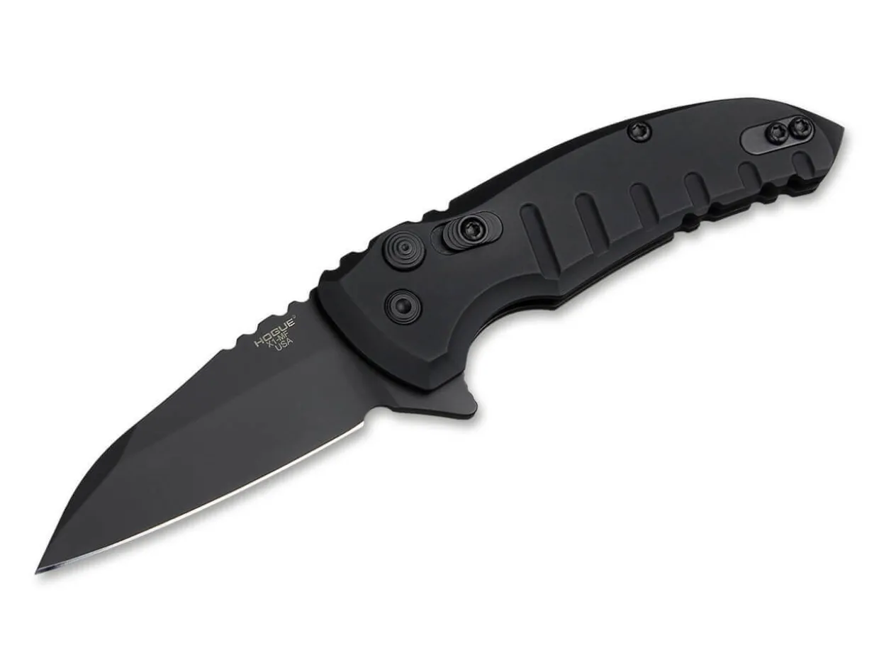 X1 Microflip Wharncliffe All Black